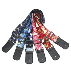Universal Guitar Straps 1 PC 5cm 90-151cm Accessories Cherry Blossom Series Electric Guitar For Folk Guitar Strap