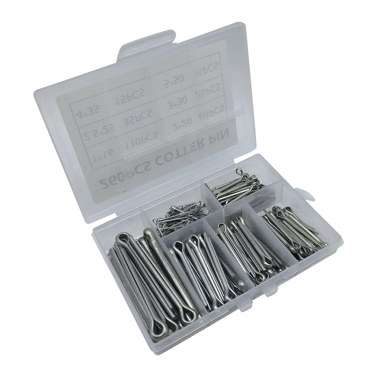 Positioning Transmission Rod 260PCS Hardware Fastener Split Pin Spring Clip U Shaped Fixing Screw