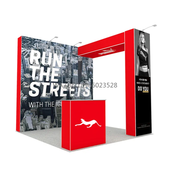 10x10 Designed and Portable  Modular Aluminum Extrusion Promotion Trade Show Booth