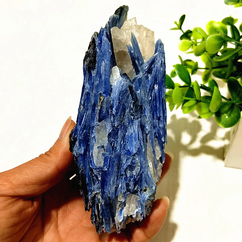 

Natural Stone Kyanite Crystal Raw Mineral Specimen Witchcraft Energy Healing Crystals Feng Shui Home Decorated