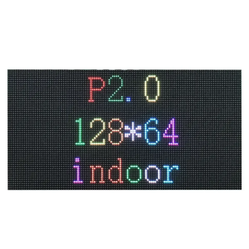 P2 High Resolution Indoor LED Module 320X160mm Matrix Full Color Panel 160x80 Pixels 3840hz SMD Programmable Display Screen