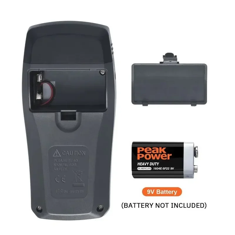 1pc Mt10 Hygrometer Accurate Large Lcd Display Tester Digital Wall Moisture Detector Wood Wood Moisture Meter