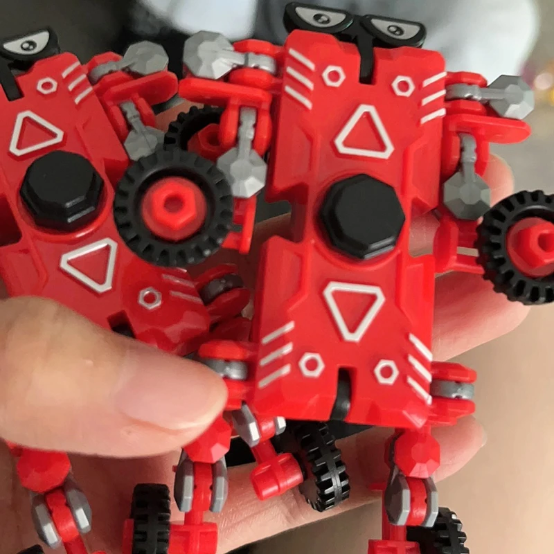 4 個変身車フィジェットスピナーおもちゃ学生、実践者抗ストレス不安耐圧ミュートおもちゃギフト