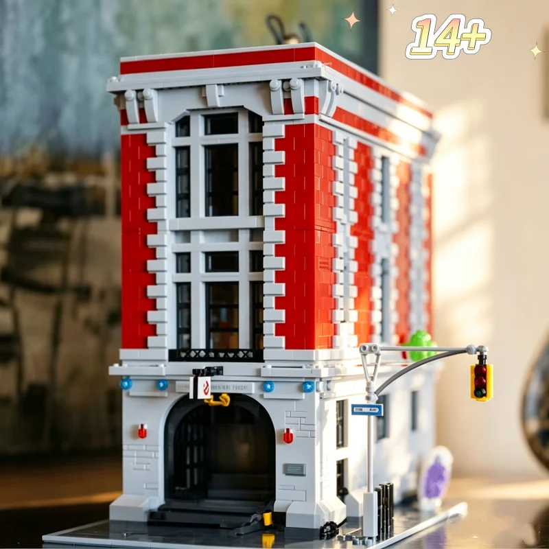 In Stock Special Offer Ghostbusters Firehouse Blocks Kit 4634PCS Classic Headquarters Bricks Creative Play Toys Wonderful Prese view 4