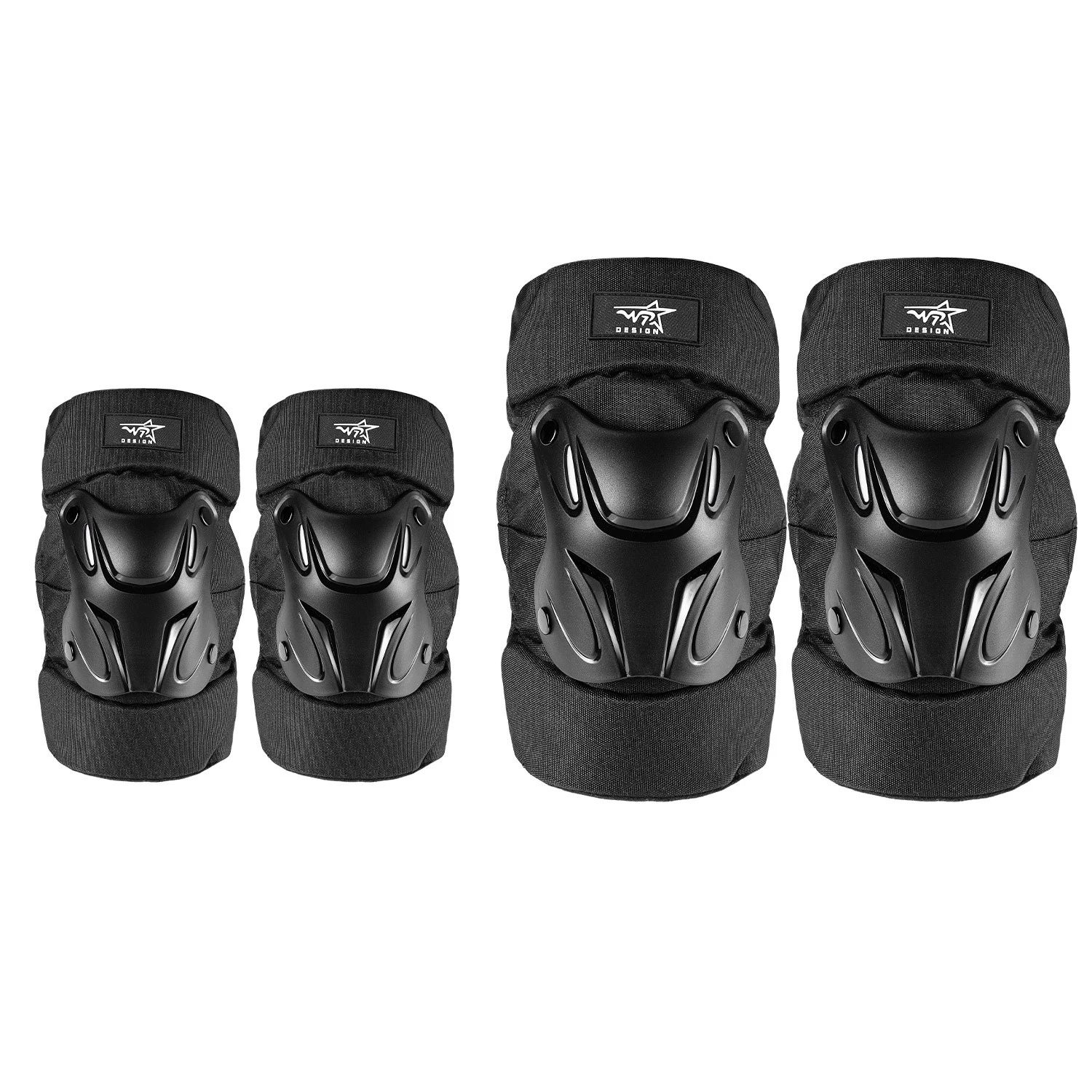 

Adult Motorcycle Motorbike Anti-vibration Cycling Knee and Elbow Pads Safety Guards for Bicycle Motorcycle Skating