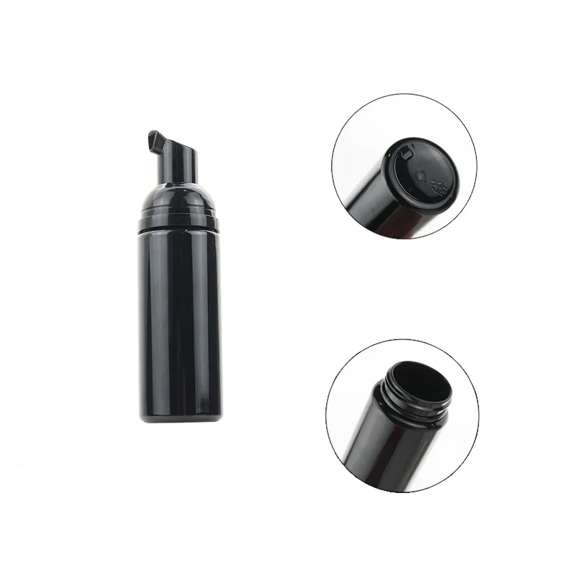 1/5/10/20/30Pcs Plastic Foam Pump Bottle Black Cleaner Soap Shampoo Dispenser Foam Container Empty Refillable Bottles 50ml