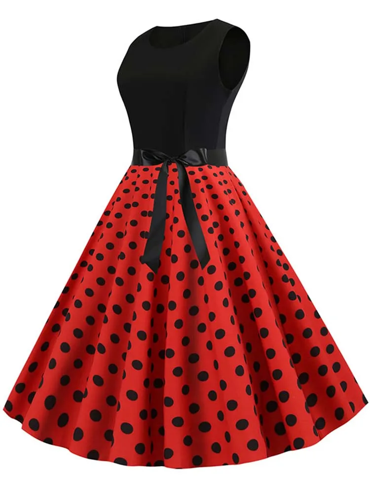 fitted lace wedding dress Retro Stage A-Line Rockabilly Dress Polka Dots Swing Dress 1950s 60s Retro Vintage Flare Dress with Accessories Set