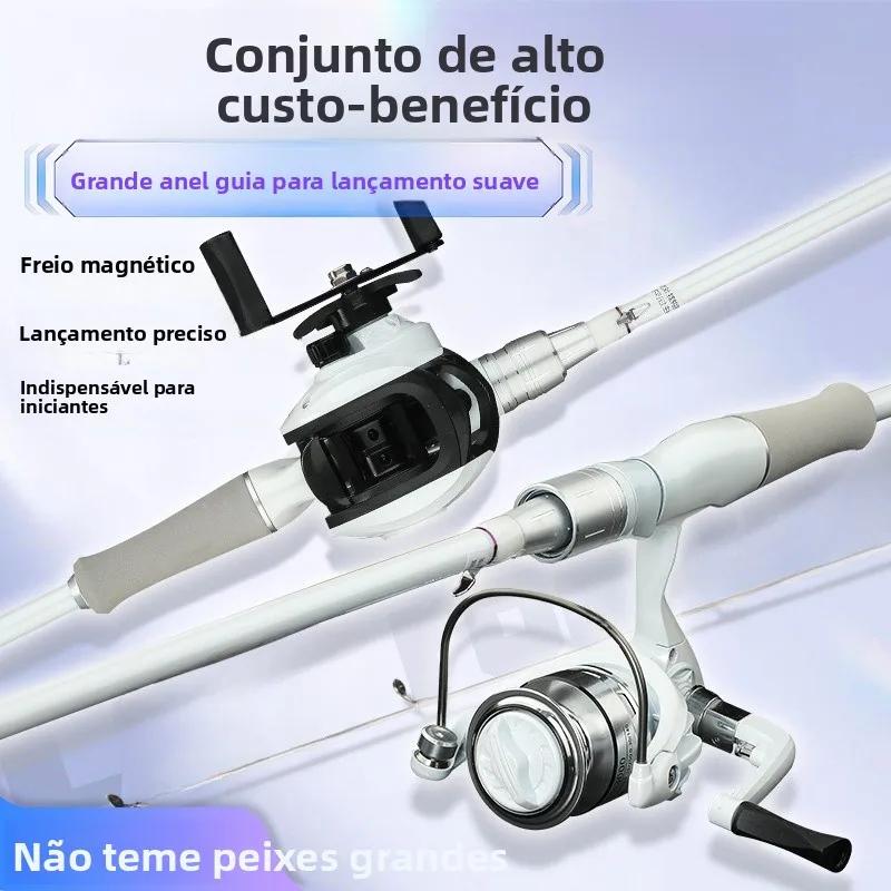 初心者向けセット-カーボンファイバー製ロングキャスティングシーロッド-滑りにくい魚竿-ウォータードロップリール-スピニングリール-ブラックバス釣り竿