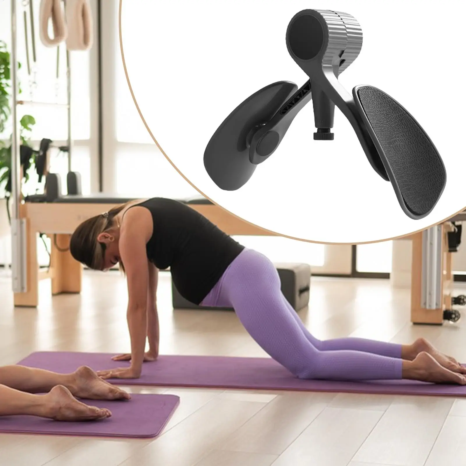 مدرب قاع الحوض مدرب عضلات الحوض متعدد الوظائف التخسيس الساق المشبك الفخذ التمارين للرجال النساء الصحة تجريب