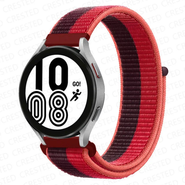 Nylon-Loop-Band für Samsung Galaxy Watch 6 4 7 Classic/5 Pro/Active 2/Gear S3 20 mm/22 mm Armband Huawei Watch GT 6 5 4 2e 3 Pro