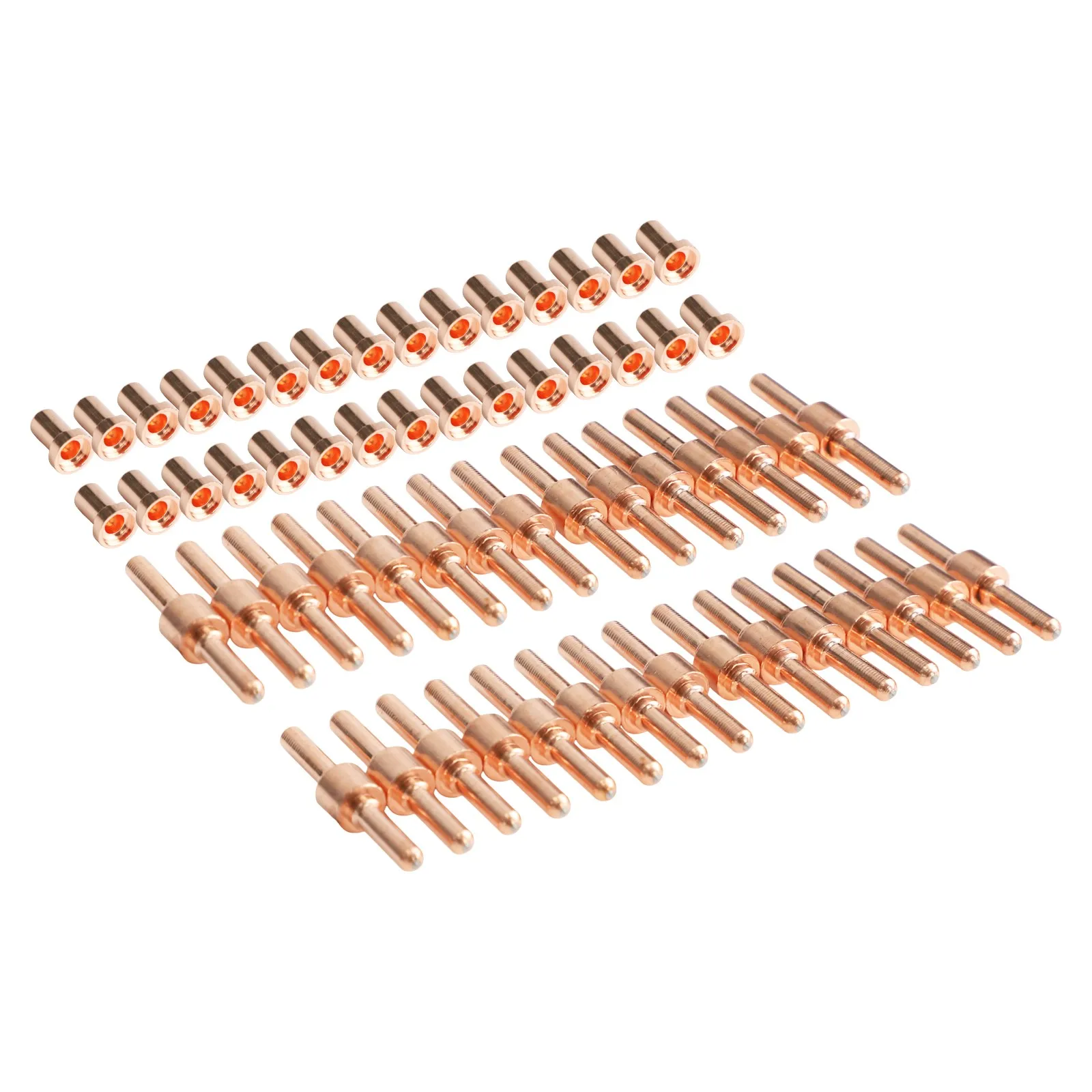 

60pcs Consumables Set for PT31 LG40 Plasma Cutter Torch Including Electrodes and Nozzles for Torch Maintenance
