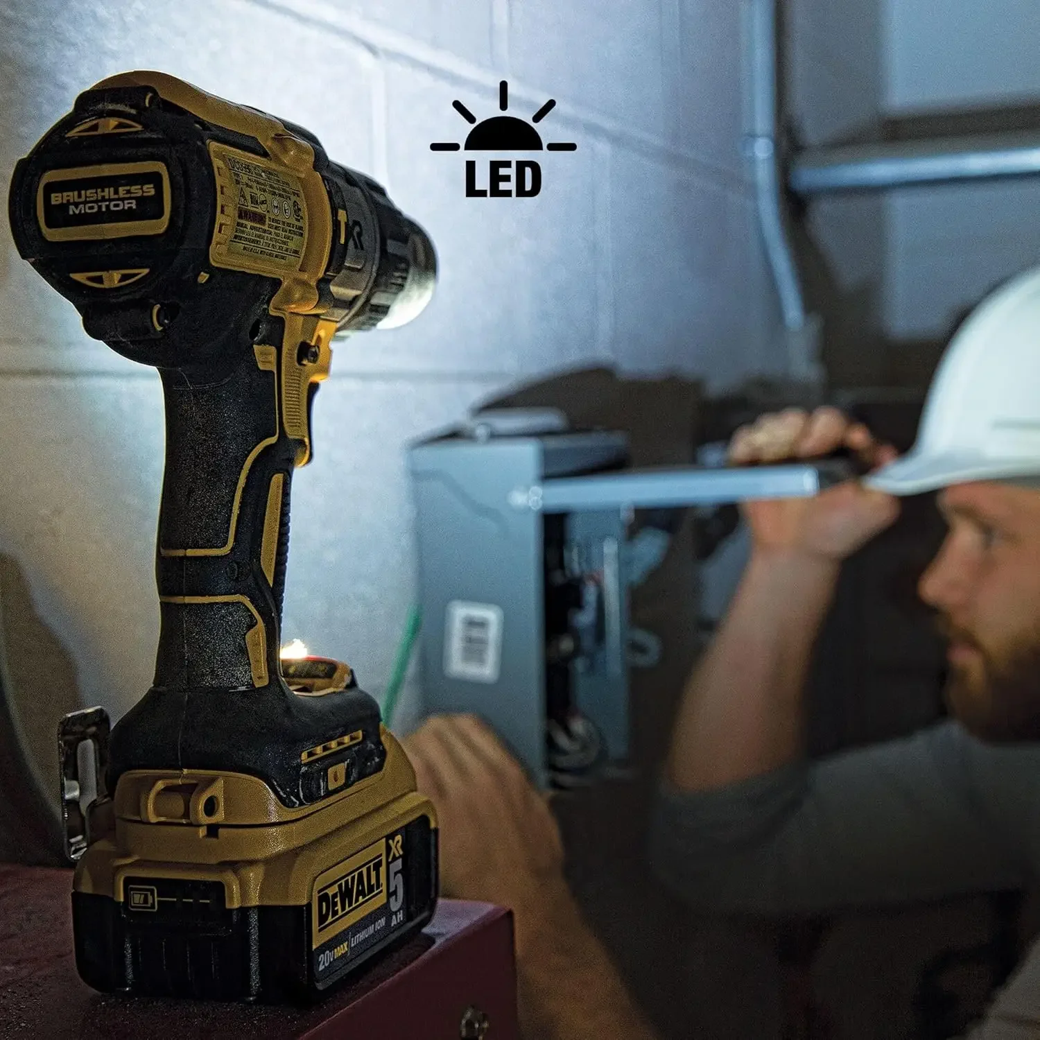 DEWALT Taladro percutor y controlador de impacto MAX de 20 V, kit combinado de herramientas eléctricas inalámbricas con 2 baterías y cargador (DCK299M2)