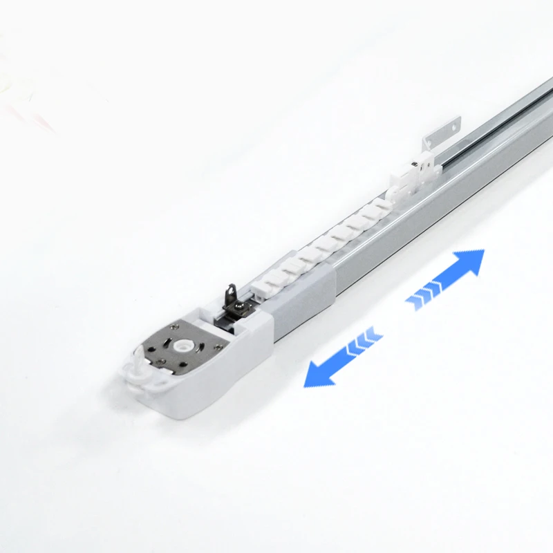 

Curtain track Automatic electronic telescopic aluminum rail