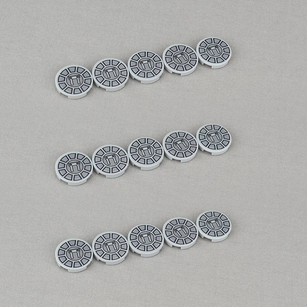 

MOC 10 шт., инженерная машина с принтом, 14769pb, 2X2, комплект строительных блоков с узором, 14769, железная меха, частицы, идея, игрушка, подарки для детей