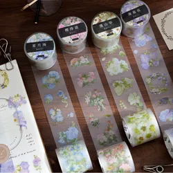 Journamm 37mm*2m Floral Tape Sticker Decor Photo Album  DIY Scrapbooking Collage Stationery Aesthetics Craft Tapes