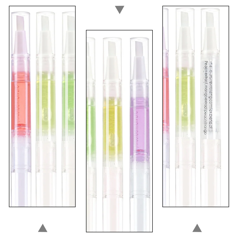 

6Pcs Cuticle Oil Pen Premium Nail Essential Oil Pen for Manicure Care Small Light Weight Easy to Carry Nail Art Salon Use