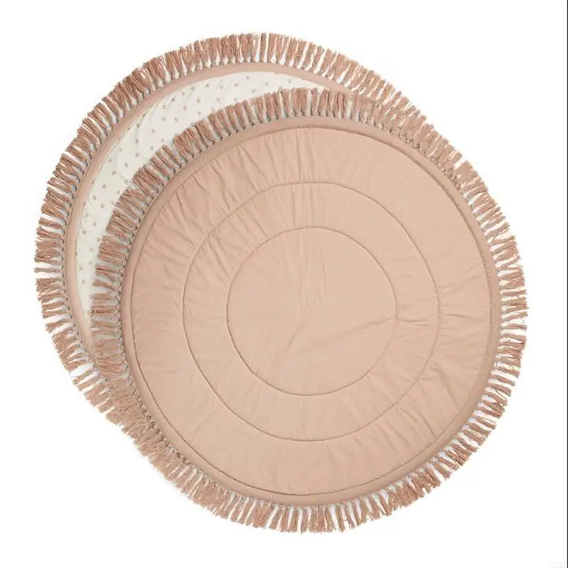 Q22D Baby Floor Carpet Soft Cotton for Play Mat Rug Crawling Pad Blanket Ground Activity Cushion Kid Children Room Decoration