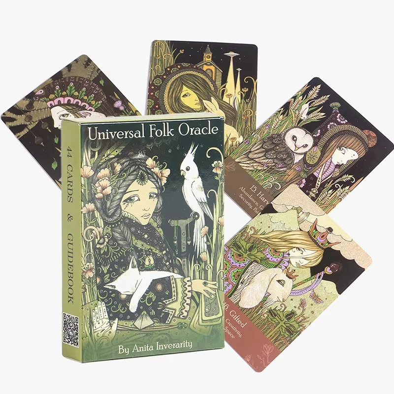 Universal Folk Oracle cards A 44 Tarot Deck English Version For Fortune-telling Party Board Game Card Deck Divination Fate