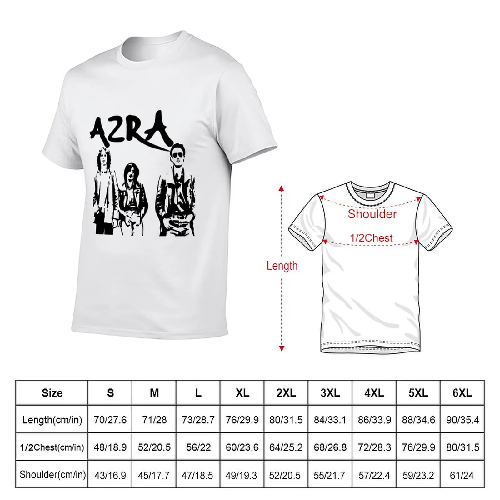 Azra Balcanes música exyu bosna hrvatska srbija cro camiseta hombres 100% algodón marca de lujo camiseta
