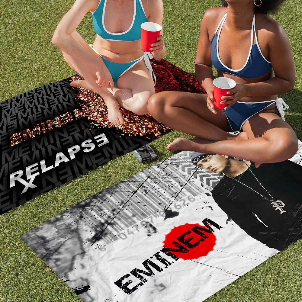 

Большие пляжные полотенца из микрофибры Singer E-EminemS, быстросохнущие, для пляжа, бассейна, путешествий, плавания, йоги