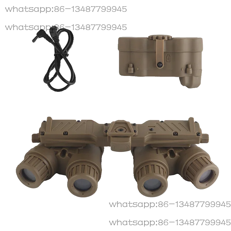 Four-eye night vision device model, outdoor sports military fan equipment helmet non-functional video props