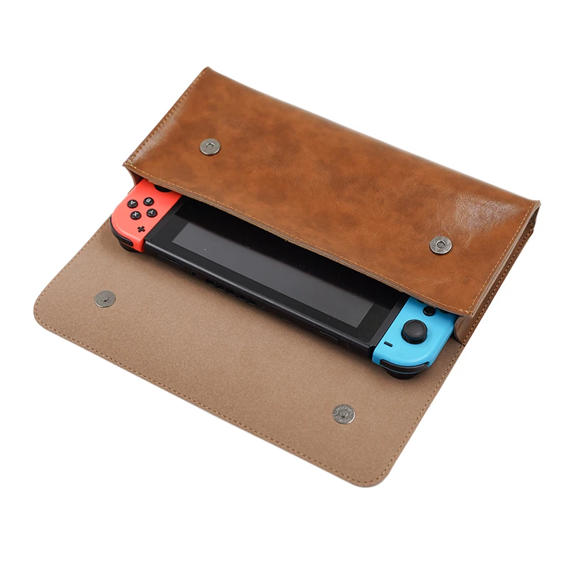Verstärkte PU-Leder-Schutzhülle, leichtes Zubehör-Set, Hüfttasche für Nintendo Switch – langlebig und stoßfest