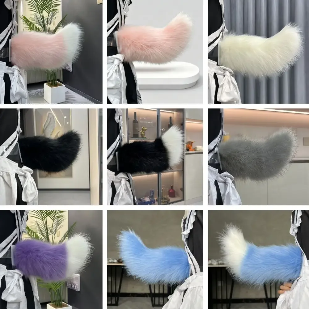 Transparent Belt Electric Furry Tail Realistic Furry Movable Tail Cosplay Tail Interactive Remote Adjustable Cat Tail