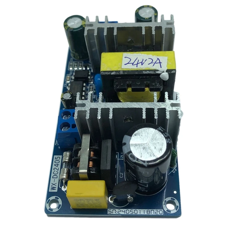 24V 2A Switching Power Supply Module 24V 50W Switching Power Supply Board Bare Board Built-In AD-DC Power Module