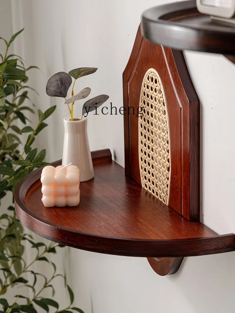 wall-mounted Buddhist niche, Buddhist cabinet, shrine Buddhist platform, offering table to the god of wealth,