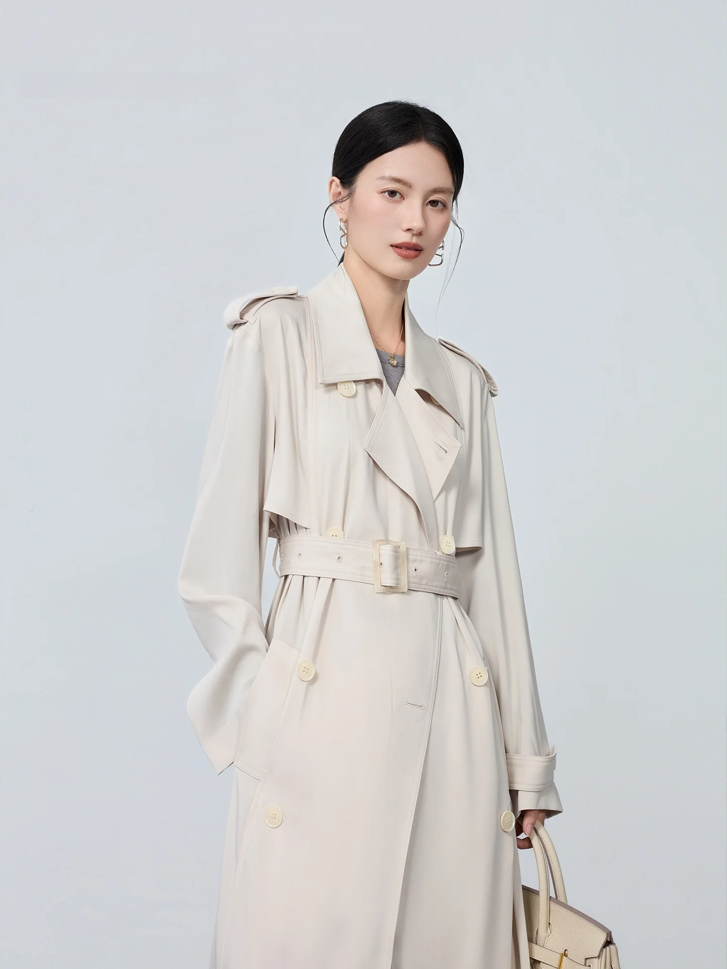 

Элегантная модная ветровка в британском стиле, универсальная верхняя одежда, очаровательное пальто прямого кроя, стильный жакет для повседневной носки