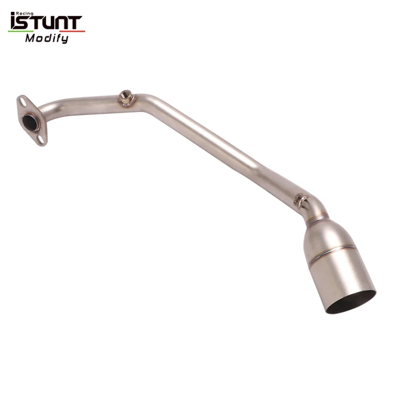 Slip On For Honda PCX125 PCX150 PCX 125 150 2021 2022 Motorcycle Exhaust System Front Link Pipe Escape Moto Muffler With Sensor