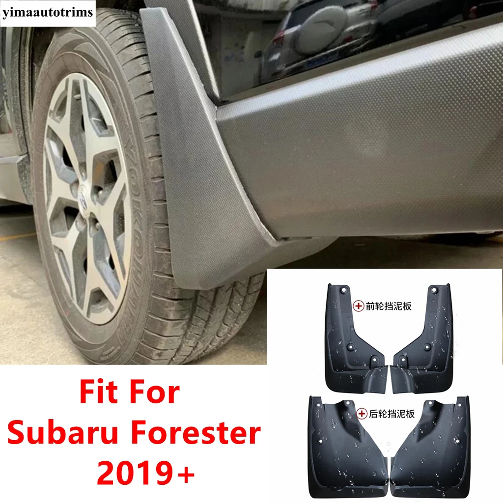 

Car Front Rear Mudguards Mud Flap Splash Guards Fender Protector Cover Trim Plastic Accessories For Subaru Forester 2019 - 2022