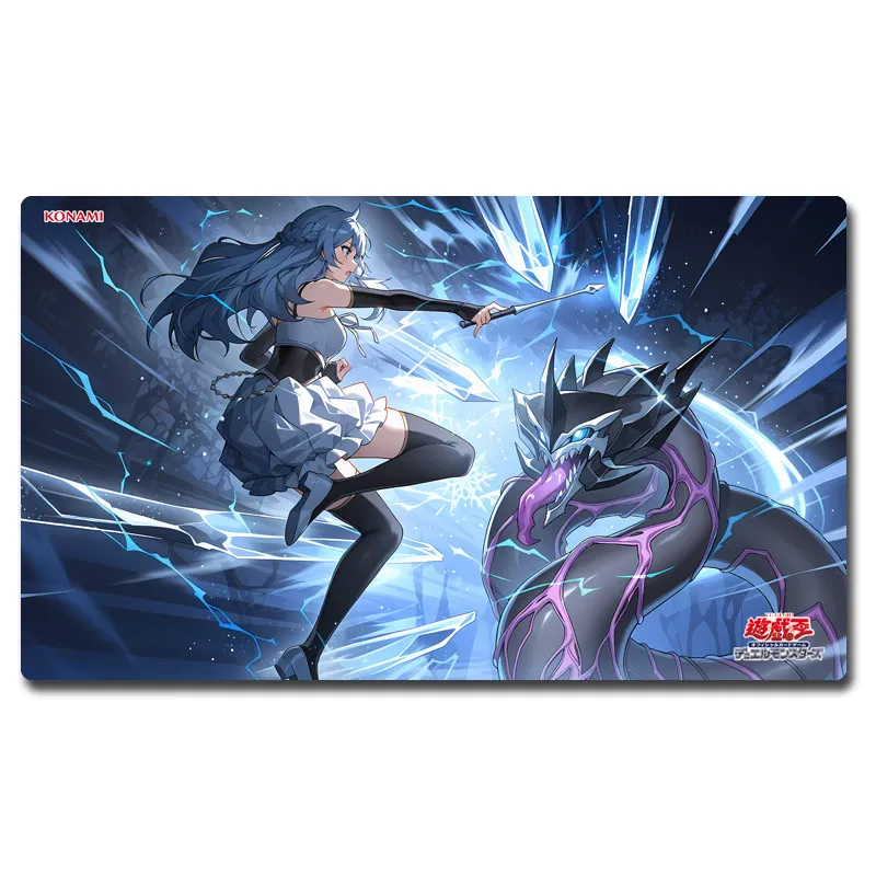 Board Game Yugioh - 600X350X2Mm Diy Yu-Gi-Oh! Verre Magic Lacrima