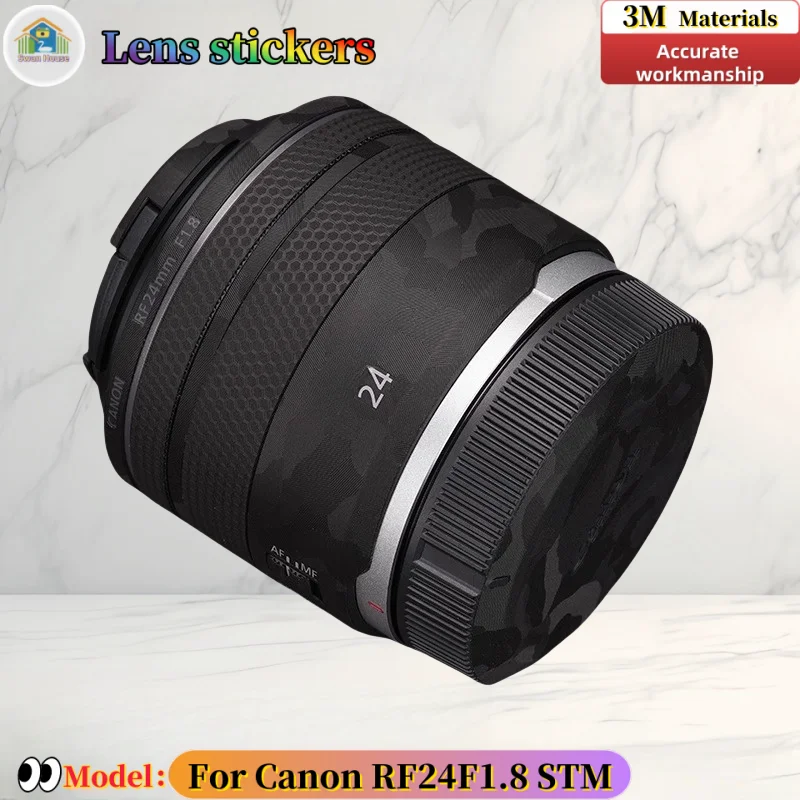 

For Canon RF24F1.8 STM Camera lens sticker, DIY skin, Precision tailoring wear-resistant protective film