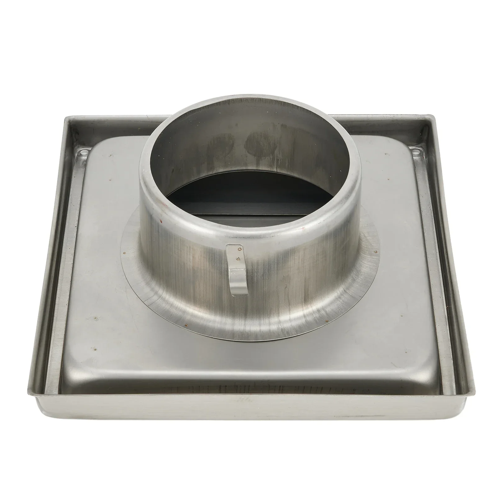 100mm Air Vent Duct Grill Exterior Wall Ventilation Cap Cover Square Air Outlet Movable Stainless Steel For Home Decoration