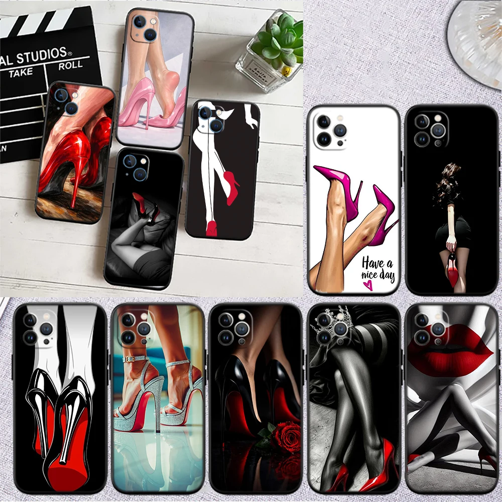 Sexy High Heels Legs New High-End Phone Case for Motorola Moto Edge 70 G87 G77 G67 G06 Power Fusion Pro Plus G MAX