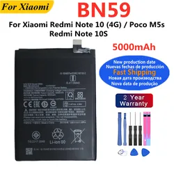 2024 Jahre 5000mah bn59 Original batterie für Xiaomi Redmi Note 10 10s Telefon batterien Bateria Schneller Versand Tracking-Nummer