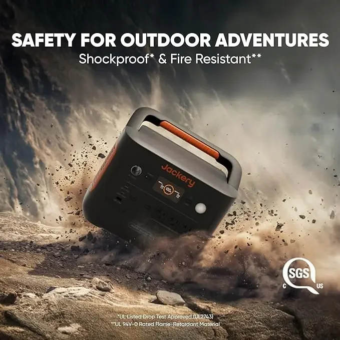 محطة طاقة محمولة Explorer 1000 v2، بطارية LiFePO4 بقدرة 1070 وات في الساعة، مخرج USB-C بقدرة 1500 وات تيار متردد/100 وات، شحن سريع لمدة ساعة، مولد طاقة شمسية #2