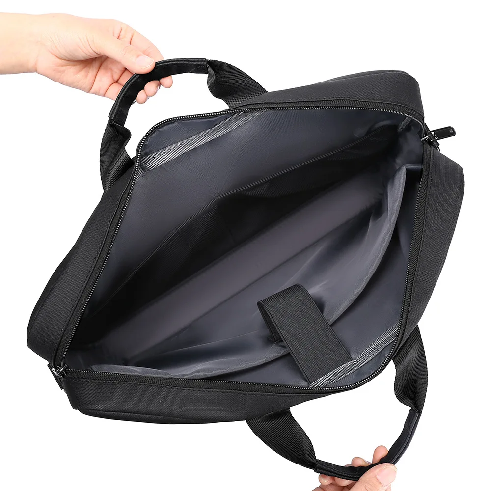 Multifunktionale Freizeit-PU-Folien-Handtasche, Konferenz, große Kapazität, tragbare Laptoptasche, Business, Arbeit, Pendeln, Aktentasche