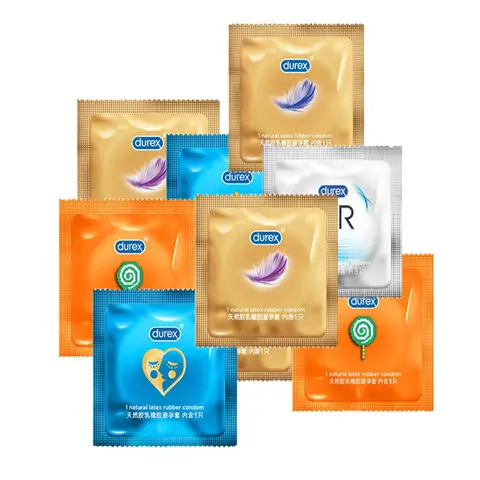 11 Style Durex Condom Super Lubrication Ultra Thin Close Fit Extra Feeling Peniss Sleeve Safer Contraception Intimate Goods 1pcs