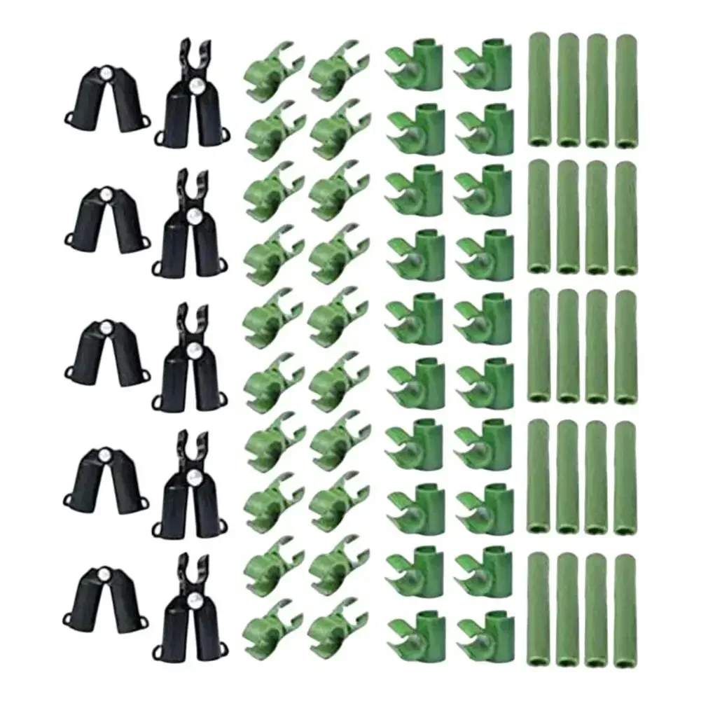 

70 Pack of Adjustable Plant Connector Clips for Garden Trellis Designed to Support Growth of Climbing Plants Effectively
