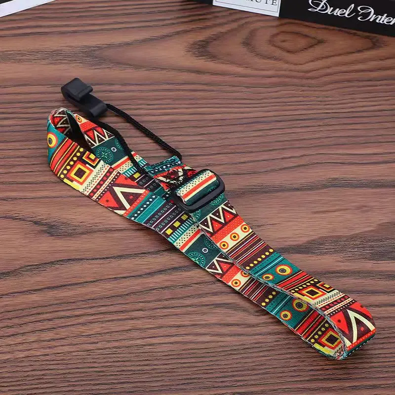 Cotton Woven Ethnic Wind Strap, Ukulele Hook Strap, 26 \