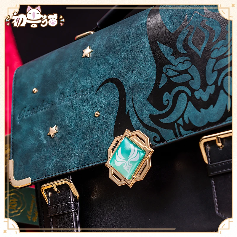 IN magazzino Xiao/Klee/Wanderer/Raiden/Venti/Zhongli Doujin Bag Genshin Impact Itabag School Bag puntelli Cosplay