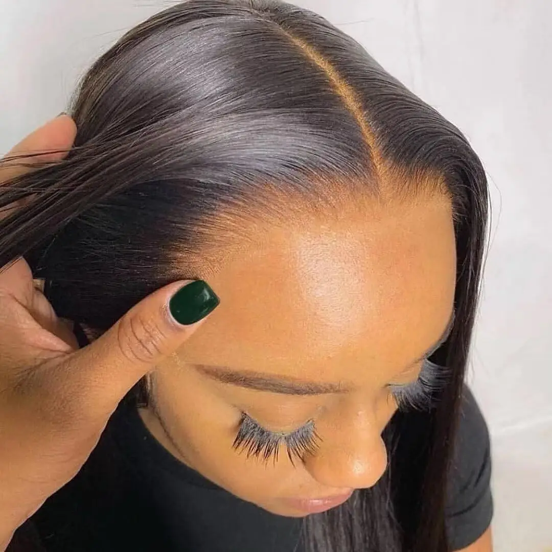 Lemoda 0.1 مللي متر رقيقة جدا المتوترة نهاية SKINLIKE ريال HD 5x5 شعر مستعار دانتيل شعر الإنسان 30 بوصة 12A البرازيلي عذراء شعر طبيعي مفرود