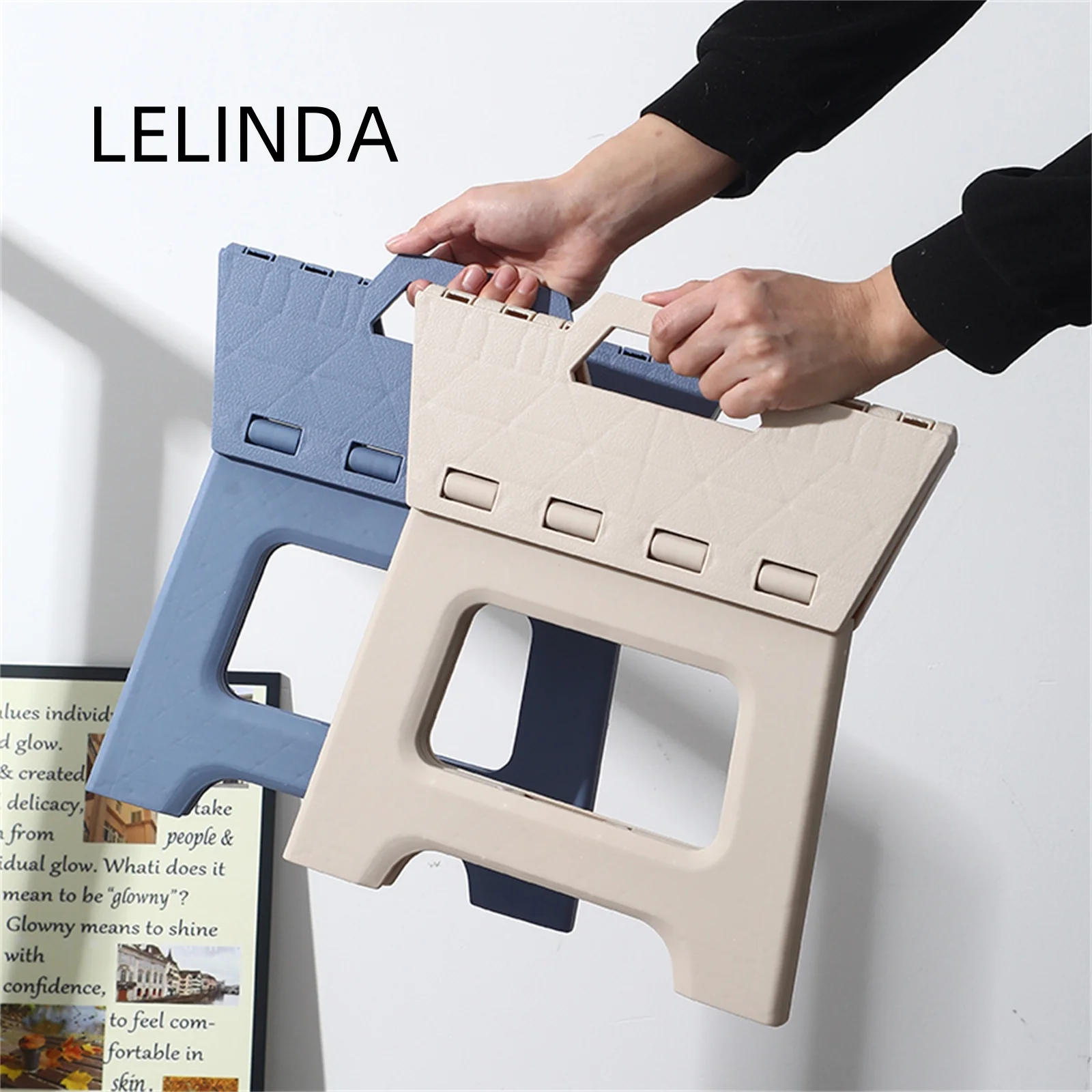 

Складной табурет для взрослых для гостиной, кухни и ванной, водонепроницаемый пластиковый портативный табурет для путешествий