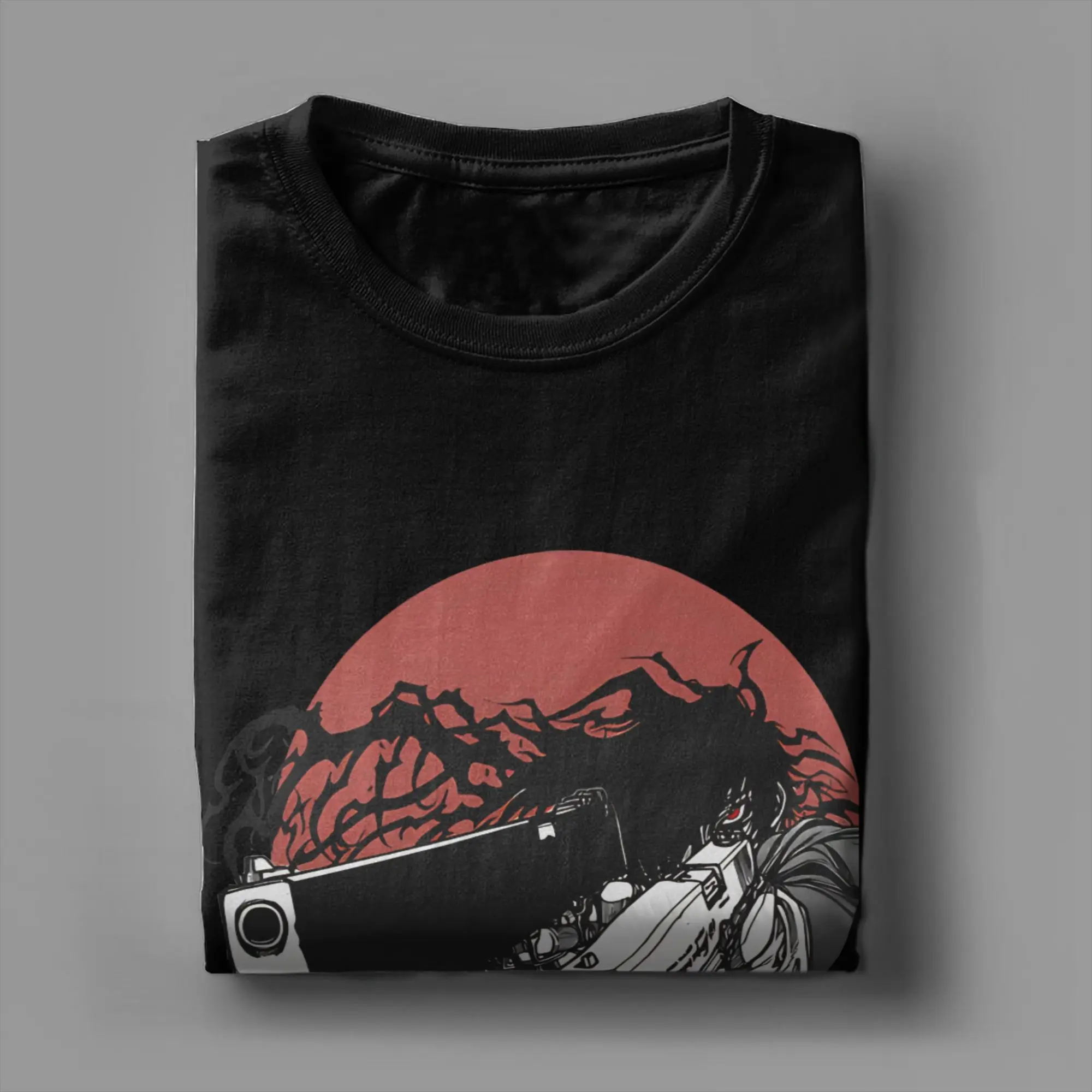 Hellsing Gothic Blood Classic Funny Graphic 100% Cotton T-Shirt Tees Tops For Men view 3