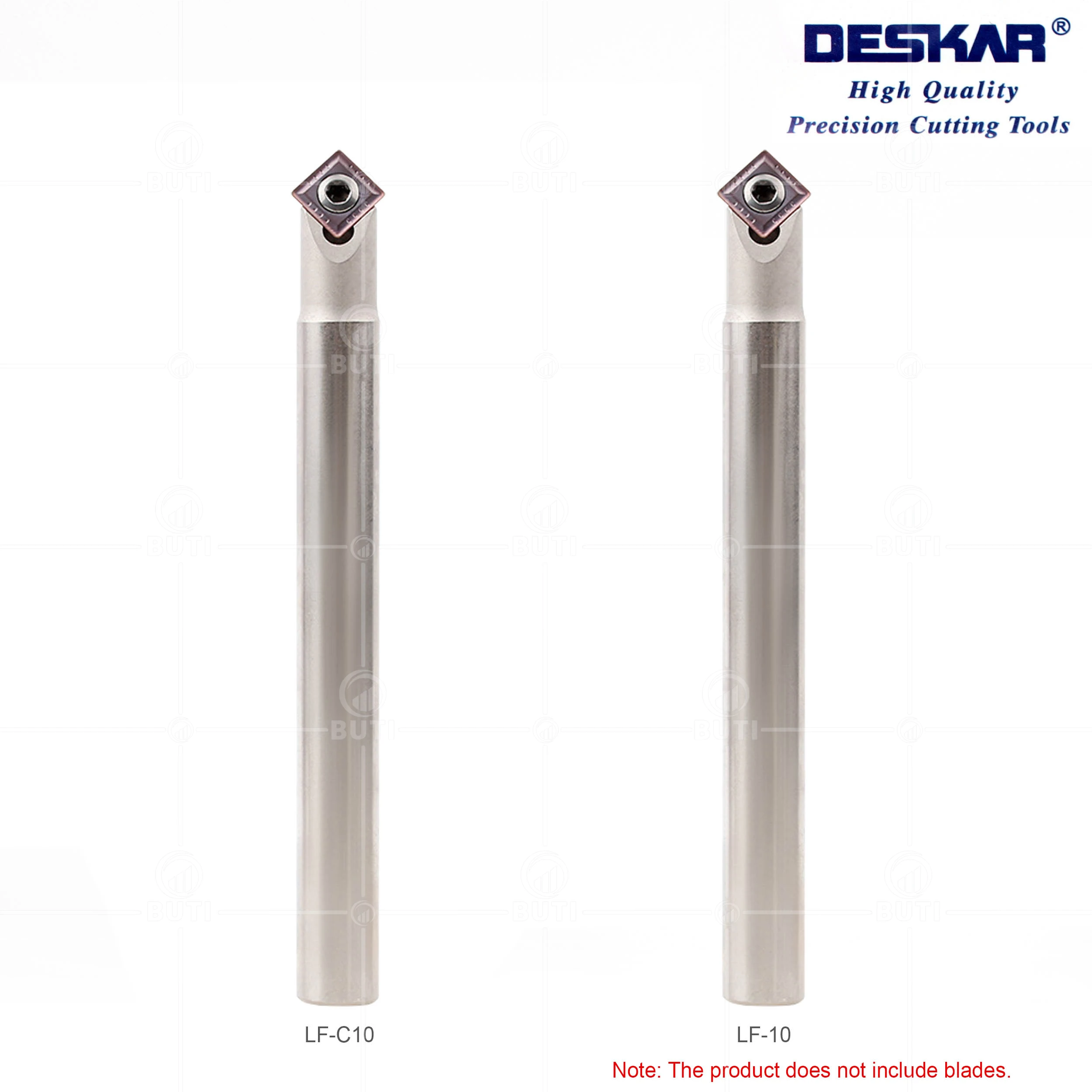 DESKAR-SPMX Torno Lâminas de corte, suporte branco, CNC Chanfro Turning Tool Sets, 10D10d100L1T 12D12d120L1T 16D16d120L1T, 100% Original