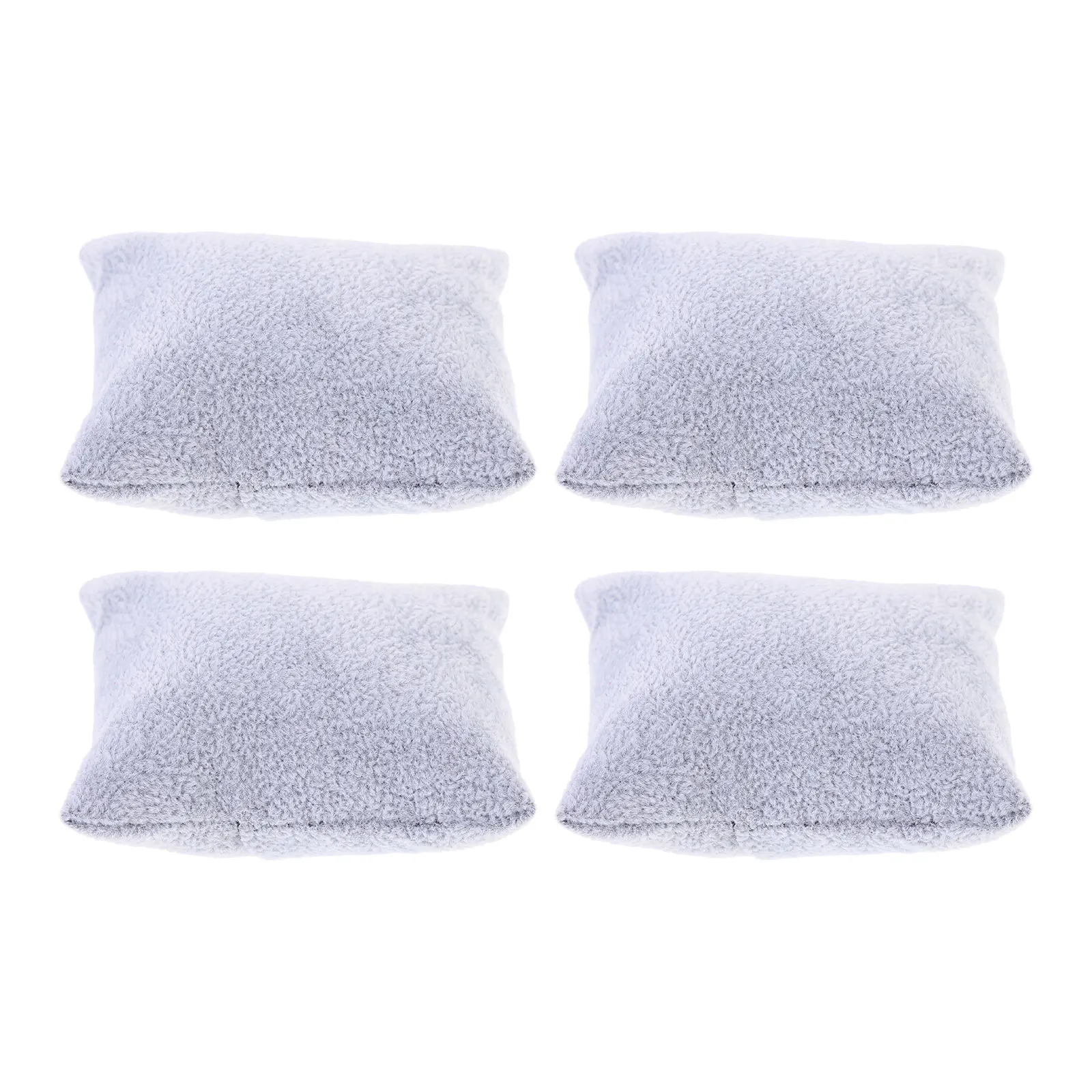 

4pcs Multi-Use Tiny Pillow Jewelry Display Cushion Lint Watch Bangle Pillow Soft Lightweight Liner For Stores Trade Shows