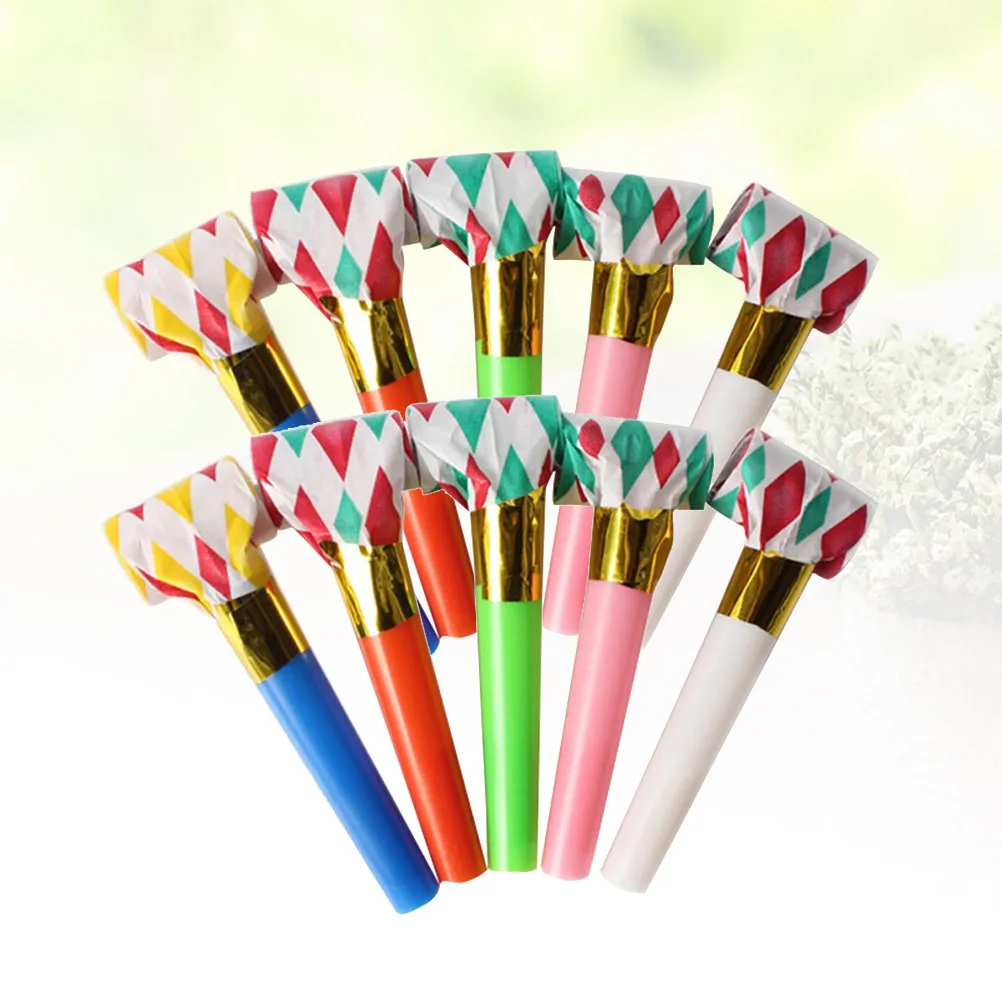 50Pcs Dragon Themed Party Blowouts Loud Noise Makers for Children Holiday Celebrations Birthday Wedding Party Favor Gag Gift