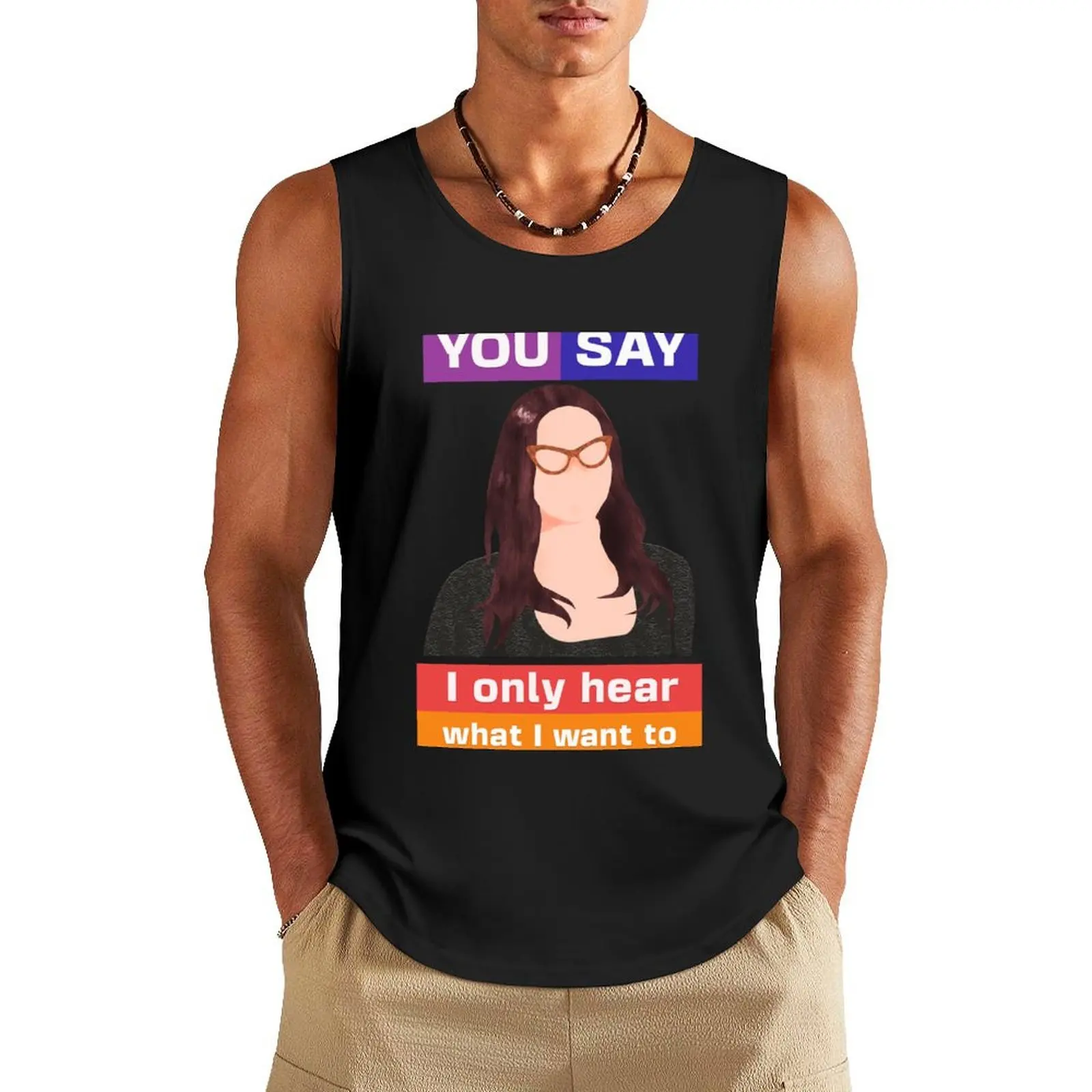 

Lisa Loeb Stay vector Tank Top mens clothing sleeveless shirts gym Men's t-shirts